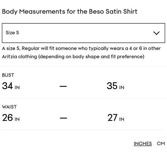 Aritzia Wilfred Free Beso Blouse Light Birch Crepe Satin Blend SS Collared Small - Picture 8 of 8